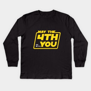 May the 4th be with you Kids Long Sleeve T-Shirt